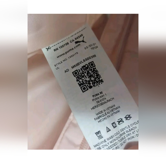 Puma vest women's size 10 Medium puffer Pink M - Picture 8 of 11